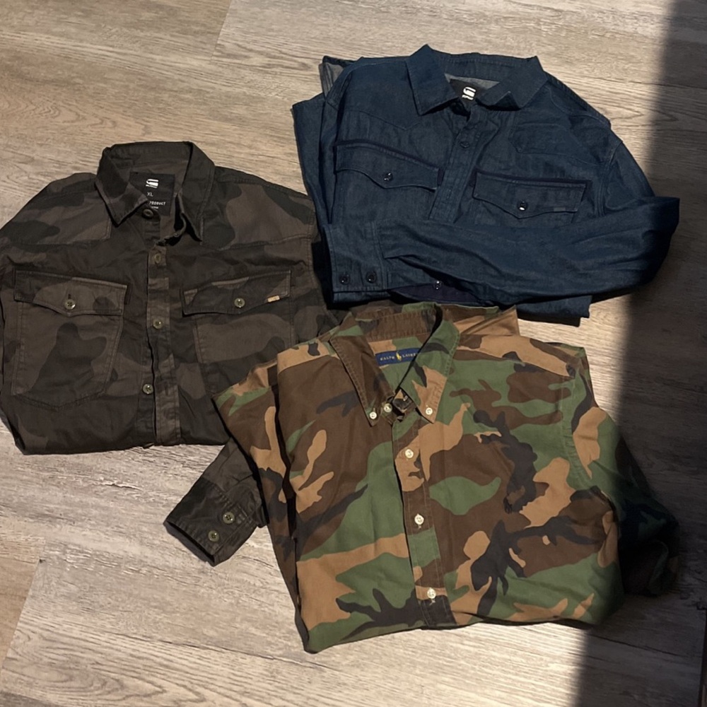 Men’s Long Sleeve Button Up Shirts